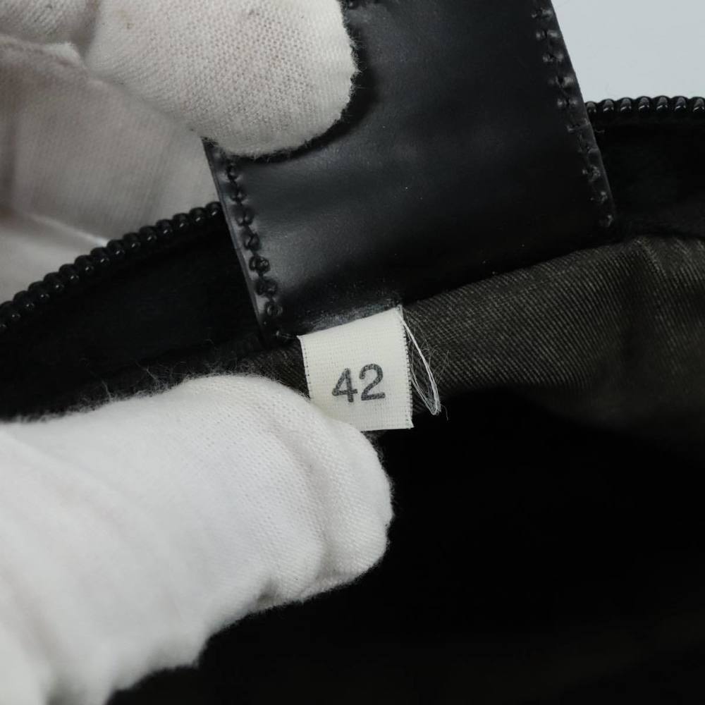 PRADA Pouch Nylon Black Silver Auth bs20983 - Picture 12 of 16